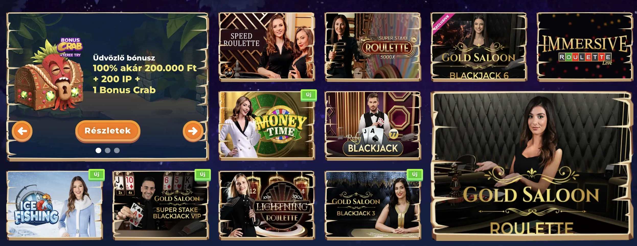 Wazamba Élő Kaszinó